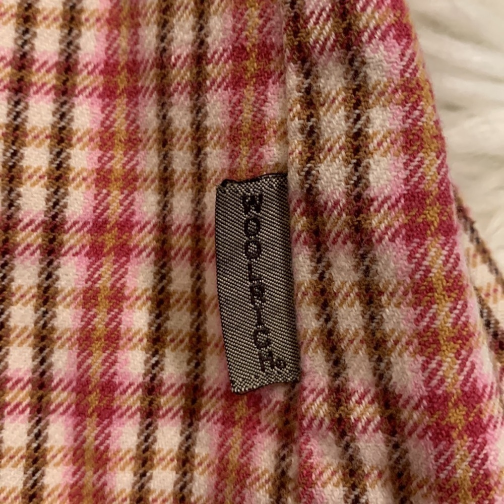 Woolrich cotton flannel plaid button front shirt L - Picture 4 of 7